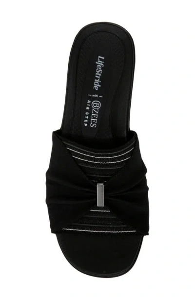 Lifestride Paradise Slide Sandal In Black