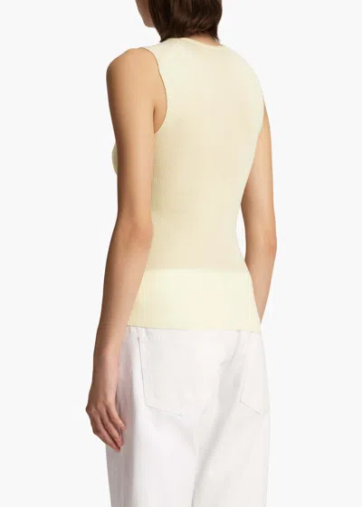 Khaite Renato Top In Yellow