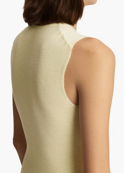 Khaite Renato Top In Yellow