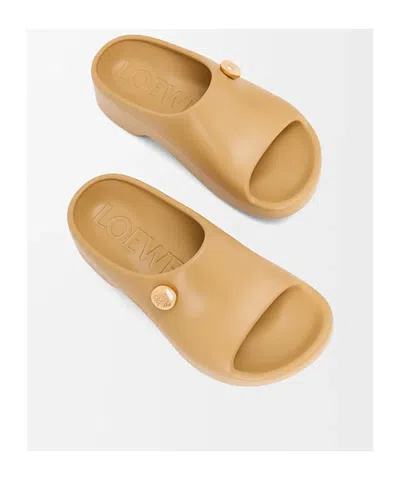 Loewe Foam Pebble Slide In Brown