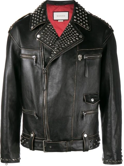 Gucci Biker Jacket In Black