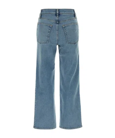 Frame Le Pixie Slim Palazzo High-rise Wide-leg Stretch Jeans In Blue