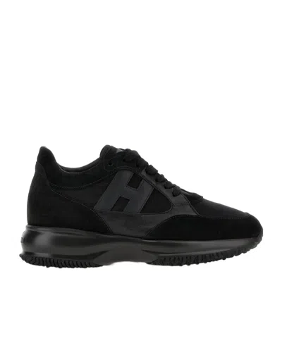 Hogan Interactive Sneaker In Black