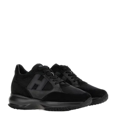 Hogan Interactive Sneaker In Black