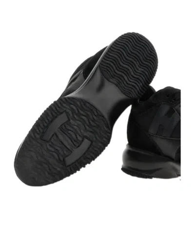Hogan Interactive Sneaker In Black