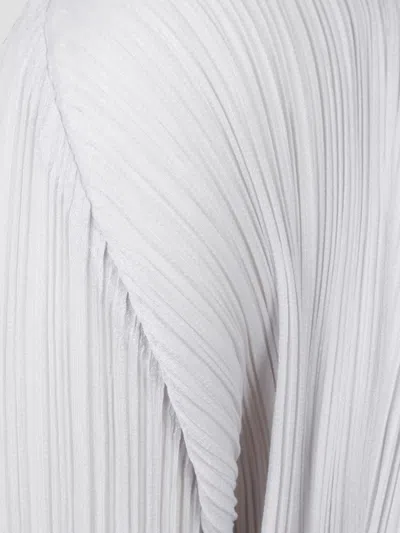 Issey Miyake Basic Cardigan In White