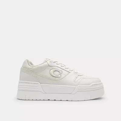 Coach Soho Platform Sneaker In White