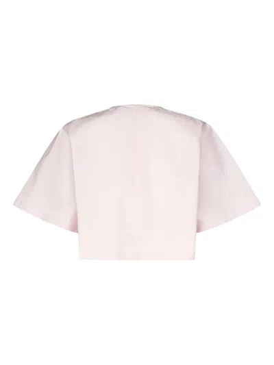 Alaïa Short Sleeve T-shirt In Pink