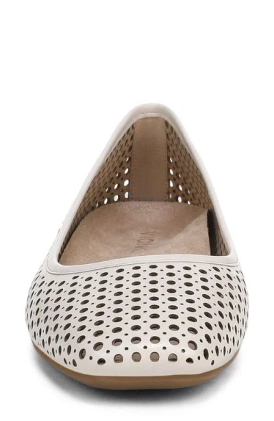 Vionic Orinda Perforated Ballet Flat In Gray