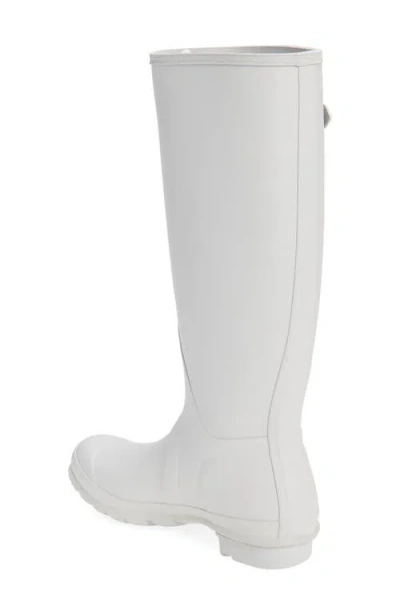 Hunter Original Tall Waterproof Rain Boot In Gray