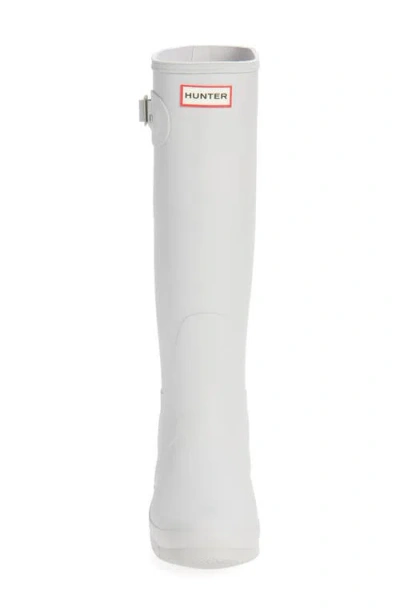 Hunter Original Tall Waterproof Rain Boot In Gray