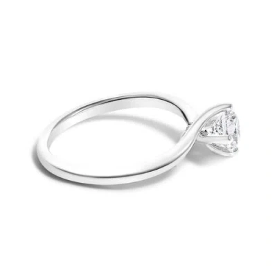 Haus Of Brilliance 14k 0.79 Ct. Tw. Lab-grown Diamond Solitaire Ring In Metallic