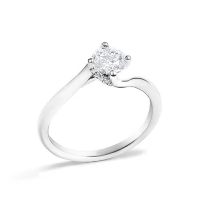 Haus Of Brilliance 14k 0.79 Ct. Tw. Lab-grown Diamond Solitaire Ring In Metallic