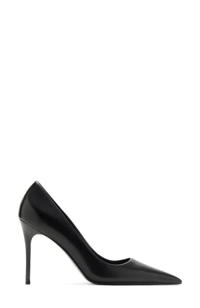 Mango Pointed Toe Pump In Black