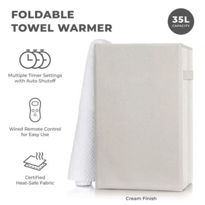 Zadro Foldable Towel Warmer In Brown