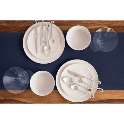 Solino Home Linen Table Runner In Blue