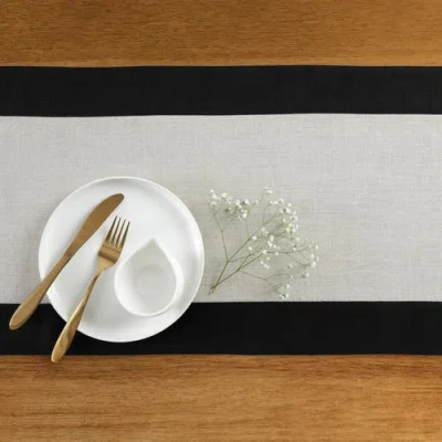 Solino Home Linen Table Runner In Multi