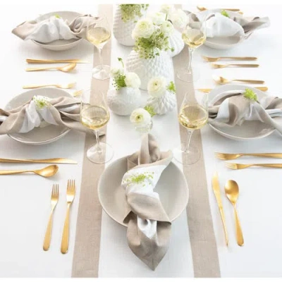 Solino Home Linen Table Runner In Multi