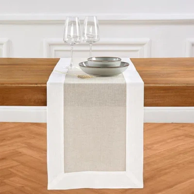 Solino Home Linen Table Runner In Multi