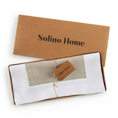 Solino Home Linen Table Runner In Multi
