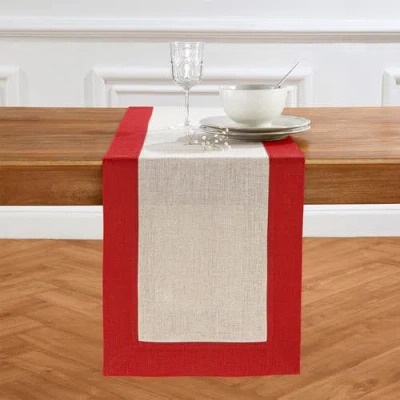 Solino Home Linen Table Runner In Multi