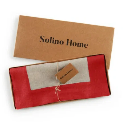 Solino Home Linen Table Runner In Multi