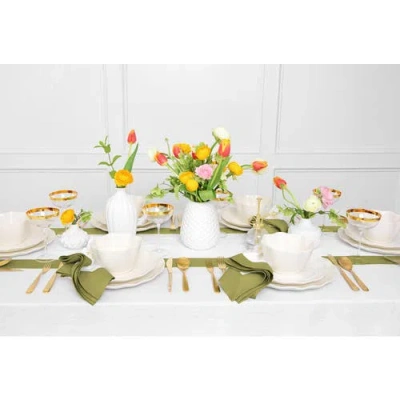 Solino Home Linen Table Runner In Multi