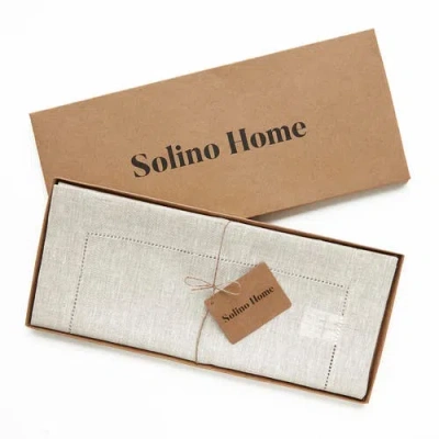 Solino Home Linen Table Runner In Multi