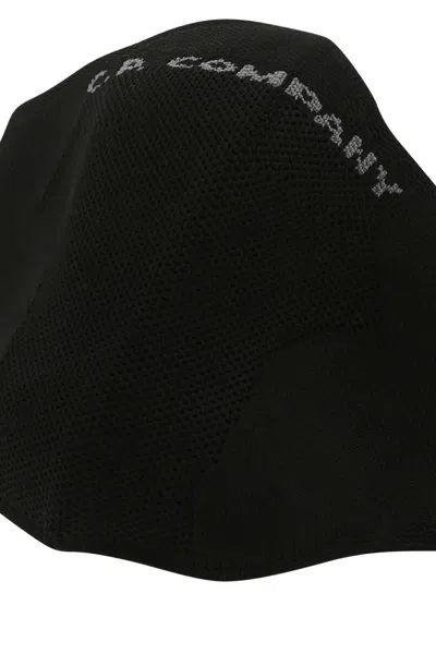 C.p. Company C.p.company Black Fabric Face Mask In Black