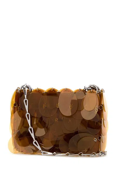 Rabanne Handbags. In Brown