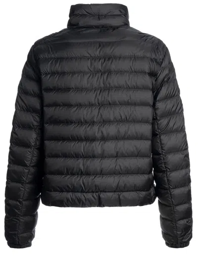Parajumpers Emilia Down Jacket High Collar Style In Black