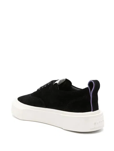 Eytys Suede Upper Rubber Sole Pull Tab Sneaker In Multi