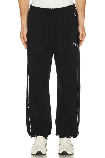 Born X Raised Piped Sweatpants In Black