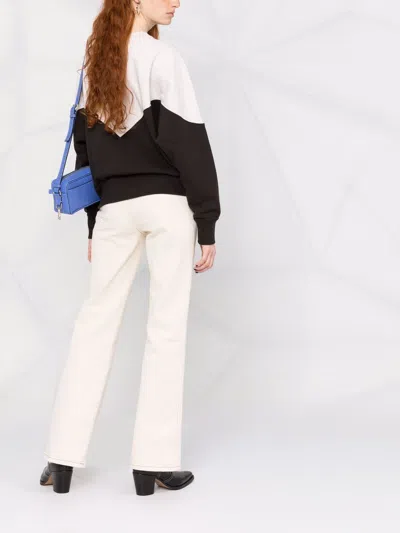 Isabel Marant Étoile Isabel Marant Etoile Two-color Cotton Blend Houston Sweatshirt Women In Multi