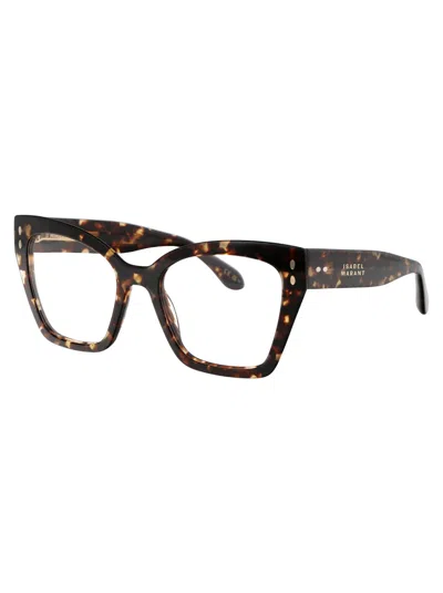 Isabel Marant Havana Acetate Glasses In Brown