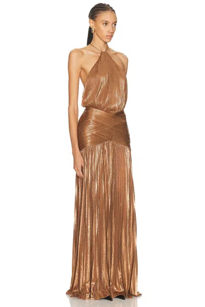 Retroféte Amberley Dress In Brown