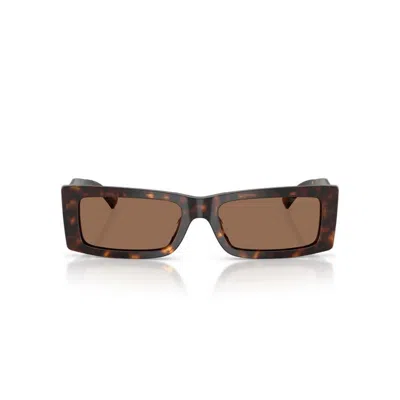 Jimmy Choo Lennon 54mm Polarized Rectangular Sunglasses In Brown