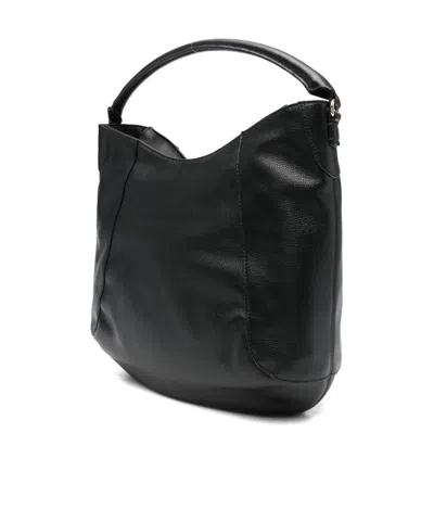 Liu •jo Liu Jo Leather Top Handle In Black