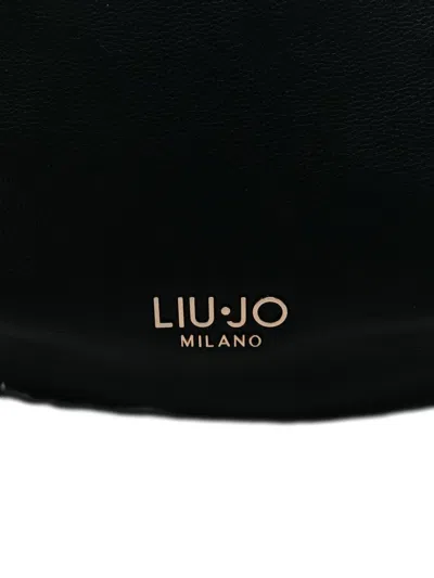 Liu •jo Liu Jo Leather Top Handle In Black