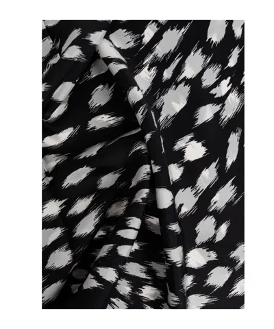 Givenchy Pattern Detailed Scarf In Black