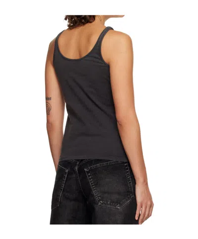 Off-white Patchwork Design Vest In Black