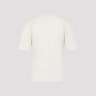 Lemaire Basic Crewneck T-shirt In Neutral