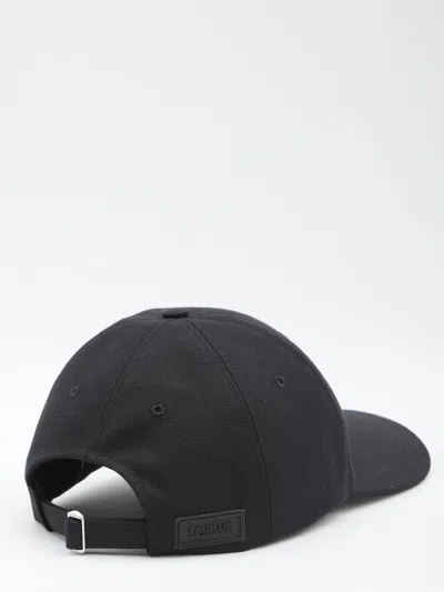 Loewe Anagram Patch Baseball Cap In Gray