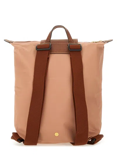 Longchamp Backpack Le Pliage Medium In Pink