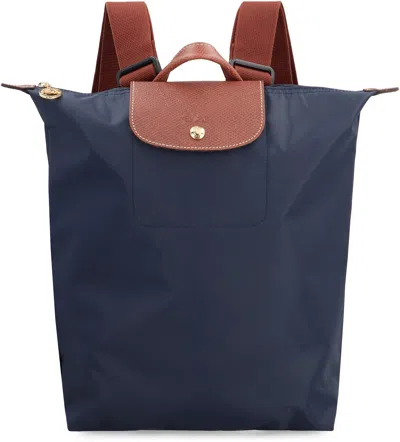 Longchamp Backpack Le Pliage Original Medium In Blue