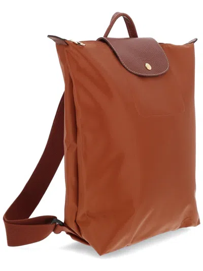 Longchamp Le Pliage Original Backpack In Brown