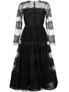 VALENTINO SHEER LACE DRESS,MB3VABT61ED11783380