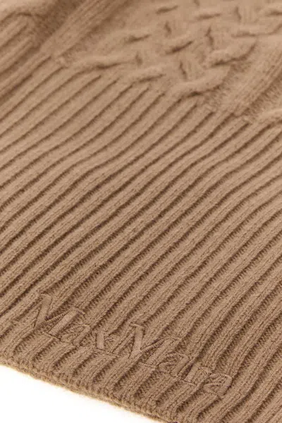 Max Mara Camel Cashmere Romana Balaclava In Brown