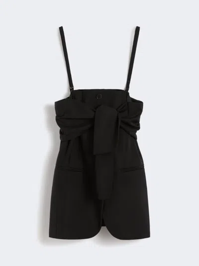 Max Mara Spaghetti Strap Camisole Top In Black