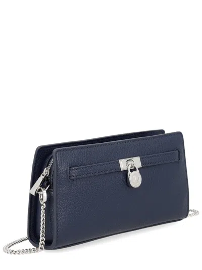Michael Michael Kors Extra-small Hamilton Moderne Shoulder Bag In Blue